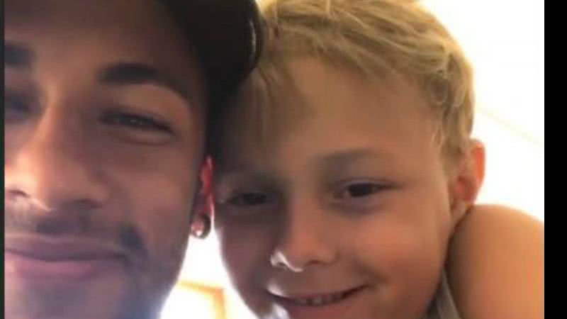 Neymar curte dia de folga ao lado do filho, Davi Lucca - Reprodução Instagram