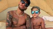 Neymar e Davi Lucca - Reprodução/Instagram