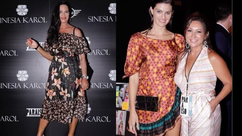 Isabeli Fontana e Luiza Brunet prestigiam desfile em Miami - Divulgação