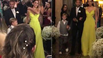 Neymar, Bruna Marquezine e Davi Lucca - Reprodução/Instagram