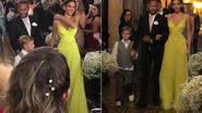 Neymar, Bruna Marquezine e Davi Lucca - Reprodução/Instagram