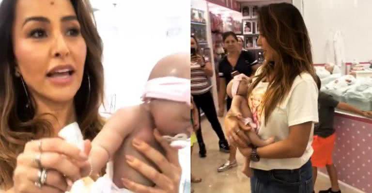 Sabrina Sato treina 'ser mamãe' com bebê de R$ 26mil e leva bronca - Reprodução Instagram