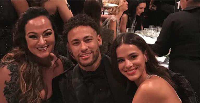 Nadine Gonçalves, Neymar e Bruna Marquezine - Reprodução/Instagram