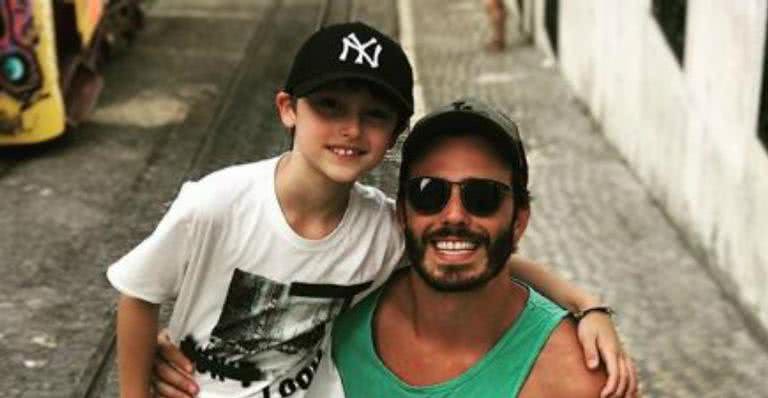 Thiago Rodrigues se despede do filho de 9 anos - Reprodução Instagram