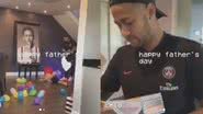 Neymar mostra surpresa emocionante do filho, Davi Lucca, no Dia dos Pais - Reprodução Instagram