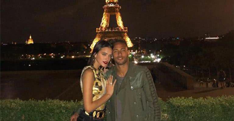 Neymar se declara para Bruna Marquezine em Paris - Reprodução/Instagram