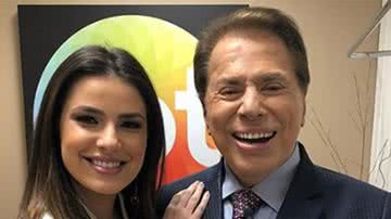 Thais Melchior e Silvio Santos - Reprodução