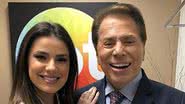 Thais Melchior e Silvio Santos - Reprodução