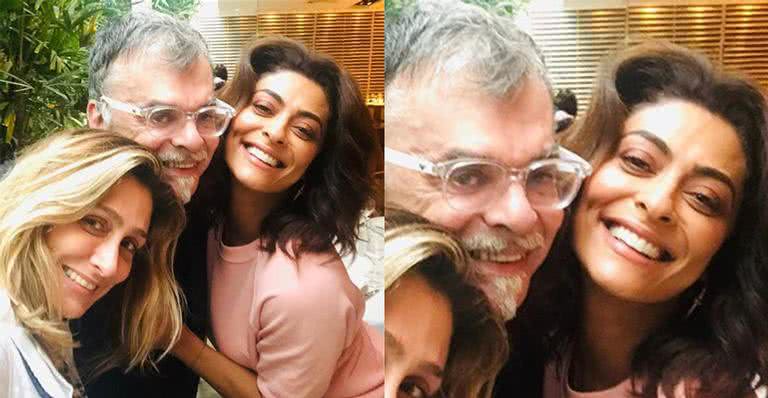 Amora Mautner, Walcyr Carrasco e Juliana Paes - Reprodução / Instagram