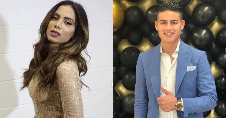 Anitta e James Rodriguez - Reprodução/Instagram