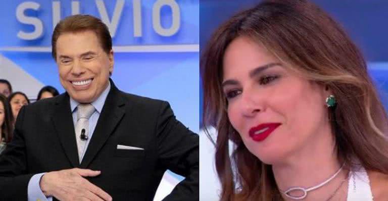 Luciana Gimenez evita falar sobre ex-marido durante programa de Silvio Santos - Reprodução / SBT