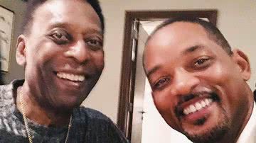 Pelé e Will Smith - Reprodução/Instagram