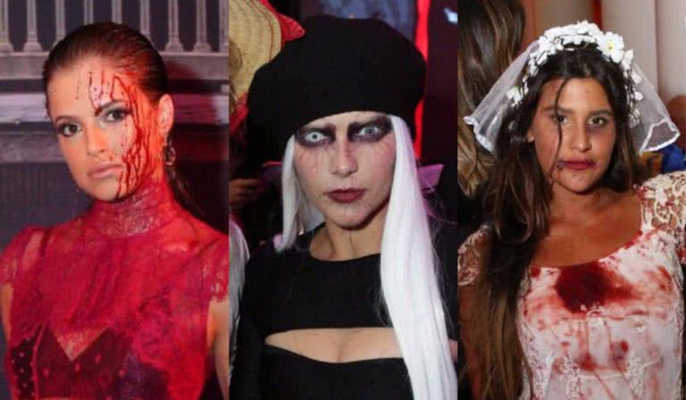 Famosos arrasaram no look e make para o Halloween do Copa - Fotos Reginaldo Teixeira e Lucas Teixeira / CS Eventos Divulgacao