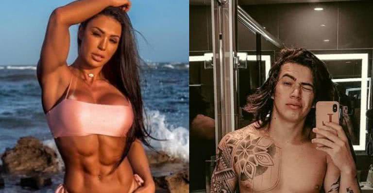 Whindersson Nunes exibe boa forma e Gracyanne Barbosa elogia barriga sarada - Reprodução Instagram