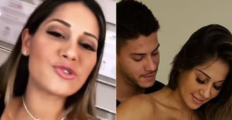 Mayra Cardi conta que Arthur Aguiar queria ter seios - Reprodução