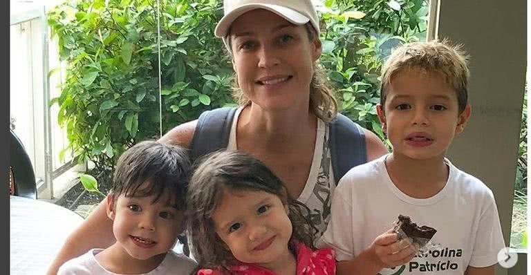 Luana Piovani e os filhos Dom, Liz e Bem - Reprodução/Instagram