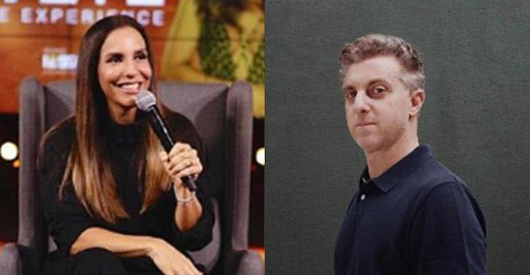 Ivete Sangalo e Luciano Huck - Reprodução