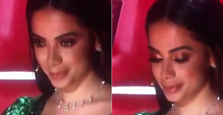 Anitta é criticada ao vivo em programa mexicano e fica com os olhos marejados - Reprodução