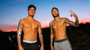 Neymar e Gabriel Medina - Reprodução/Instagram