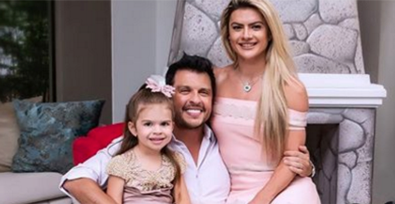 Valentina, Wellington Muniz e Mirella Santos - Reprodução / Instagram