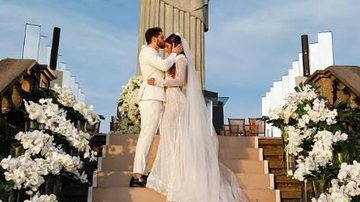 Alok e Romana se casaram aos pés do Cristo Redentor - Reprodução/Instagram