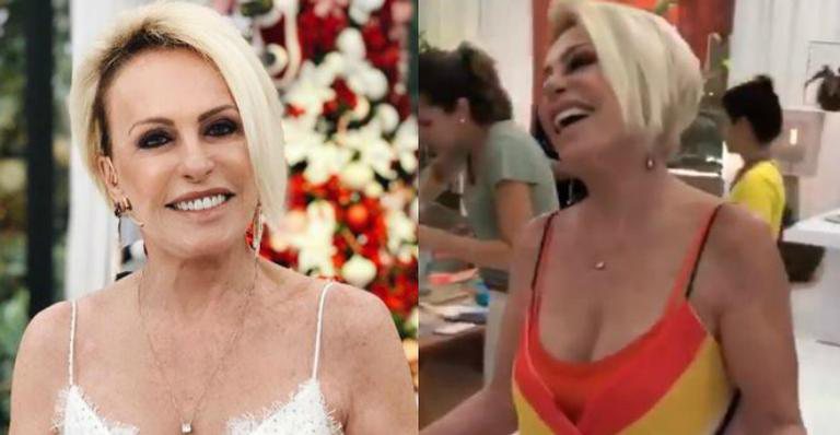 Ana Maria Braga ganha surpresa amorosa dos colegas de trabalho - Reprodução Instagram