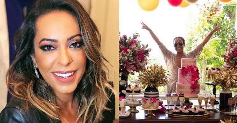 Samantha Schmutz comemora chegada dos 40 anos com festa luxuosa na piscina - Reprodução / Instagram