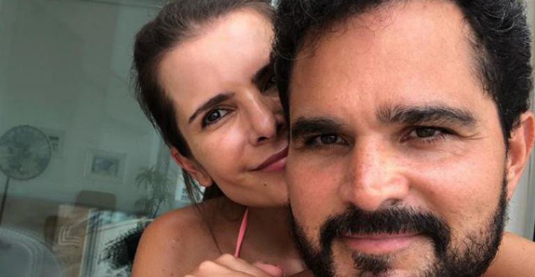 Luciano Camargo choca seguidores com magreza em clique ao lado da esposa, Flávia - Reprodução / Instagram