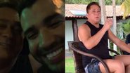 Longe de Andressa Suita, Gusttavo Lima e Leonardo cantam e se divertem muito - Reprodução / Instagram