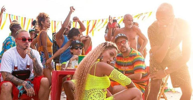 Anitta, J Balvin, MC Zaac e Tropkillaz - Reprodução/Instagram