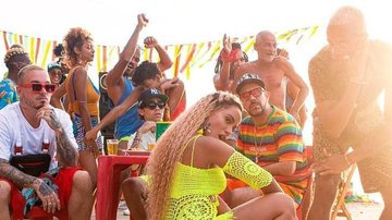 Anitta, J Balvin, MC Zaac e Tropkillaz - Reprodução/Instagram