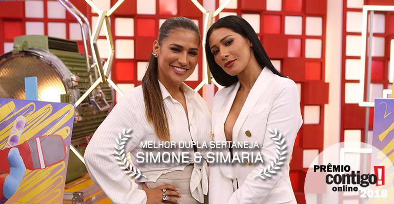 Prêmio CONTIGO! Online 2018: Melhor dupla sertaneja - Simone & Simaria - Divulgação