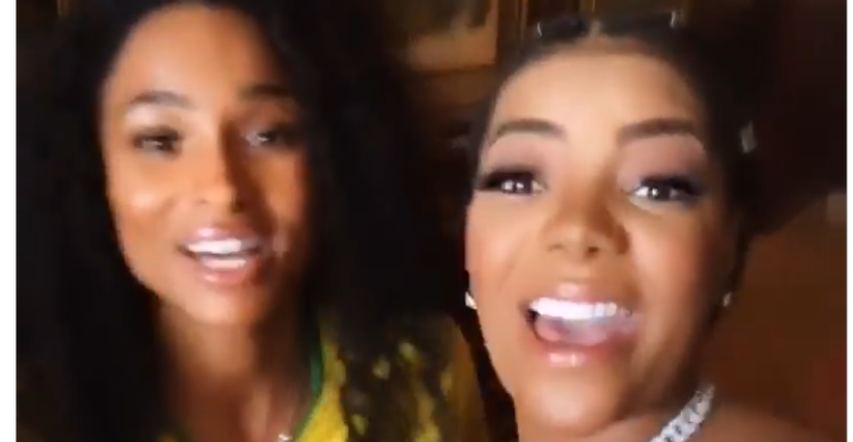 Ciara e Ludmilla - Reprodução/Instagram