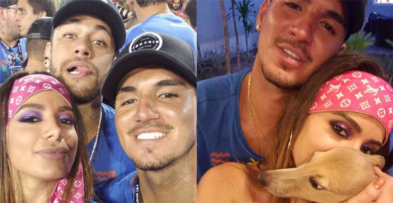 Anitta, Neymar Jr e Gabriel Medina - Reprodução / Instagram