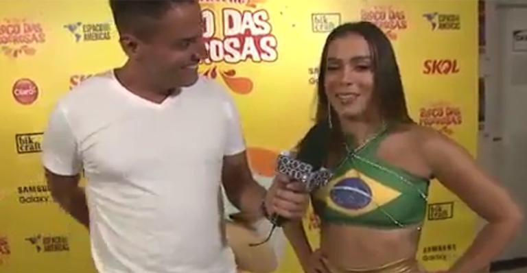 Anitta surpreende ao falar do beijo em Neymar Jr - Reprodução