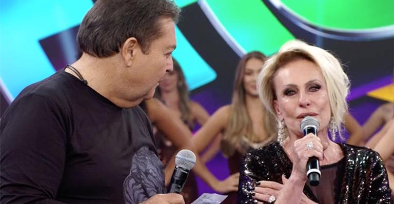 Ana Maria Braga cai no choro com lembrança no 'Domingão do Faustão': ''Eu  estava muito nervosa''