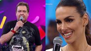 Fausto Silva e Mel Fronckowiak - Reprodução / Globo