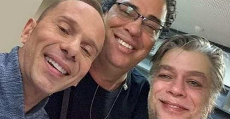 Rafael Ilha mostra foto com Walter Casagrande Fábio Assunção - Reprodução / Instagram