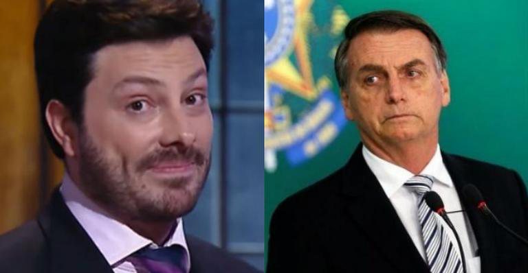 Após prisão por injúria, Danilo Gentili recebe mensagem de Jair Bolsonaro - Divulgação