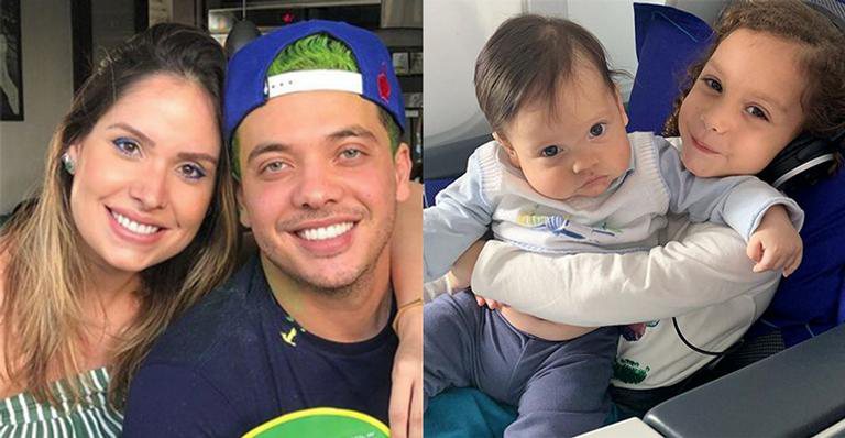 Thyane Dantas, Wesley Safadão, Dom e Ysis - Reprodução / Instagram