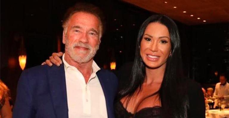 Gracyanne Barbosa e Arnold Schwarzenegger - Reprodução/Instagram