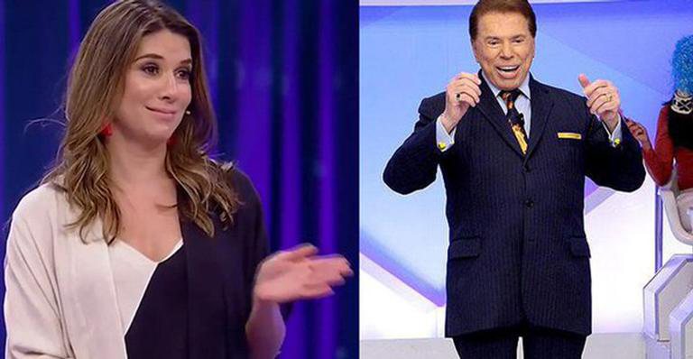 Silvio Santos e Rebeca Abravanel - Reprodução/SBT