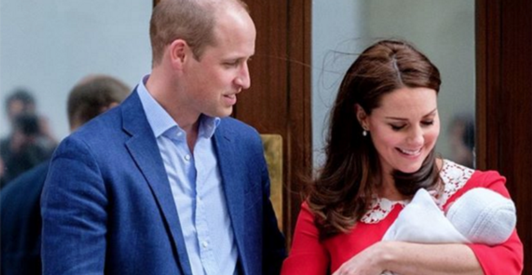 William, Kate Middleton e Louis - Reprodução / Instagram Kensington Royal