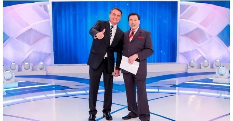 Jair Bolsonaro e Silvio Santos - Lourival Ribeiro/SBT