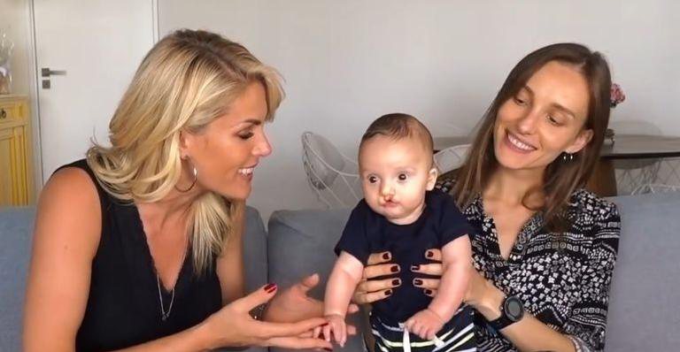 Ana Hickmann, Francisco e Isabel Hickmann - Reprodução/YouTube