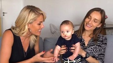 Ana Hickmann, Francisco e Isabel Hickmann - Reprodução/YouTube