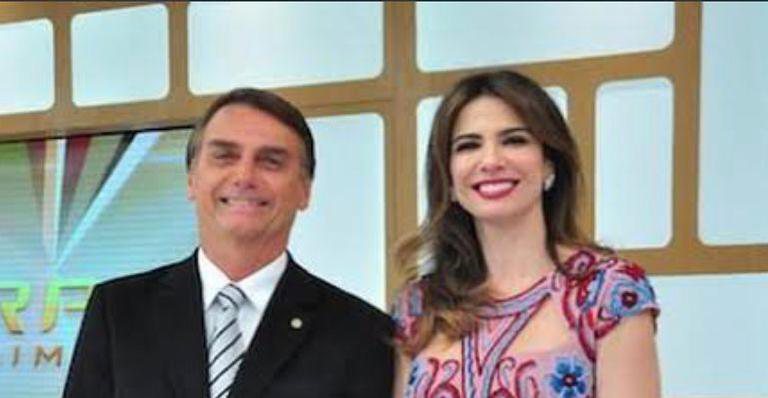 Jair Bolsonaro e Luciana Gimenez - Reprodução