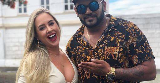 Patrícia Leitte com o irmão do jogador, Ney - Reprodução/Instagram