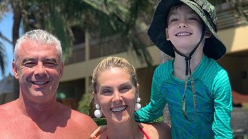 Alexandre Correa, Ana Hickmann e Alexandre Jr. - Reprodução/Instagram