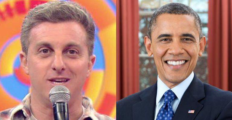 Luciano Huck e Barack Obama - Reprodução